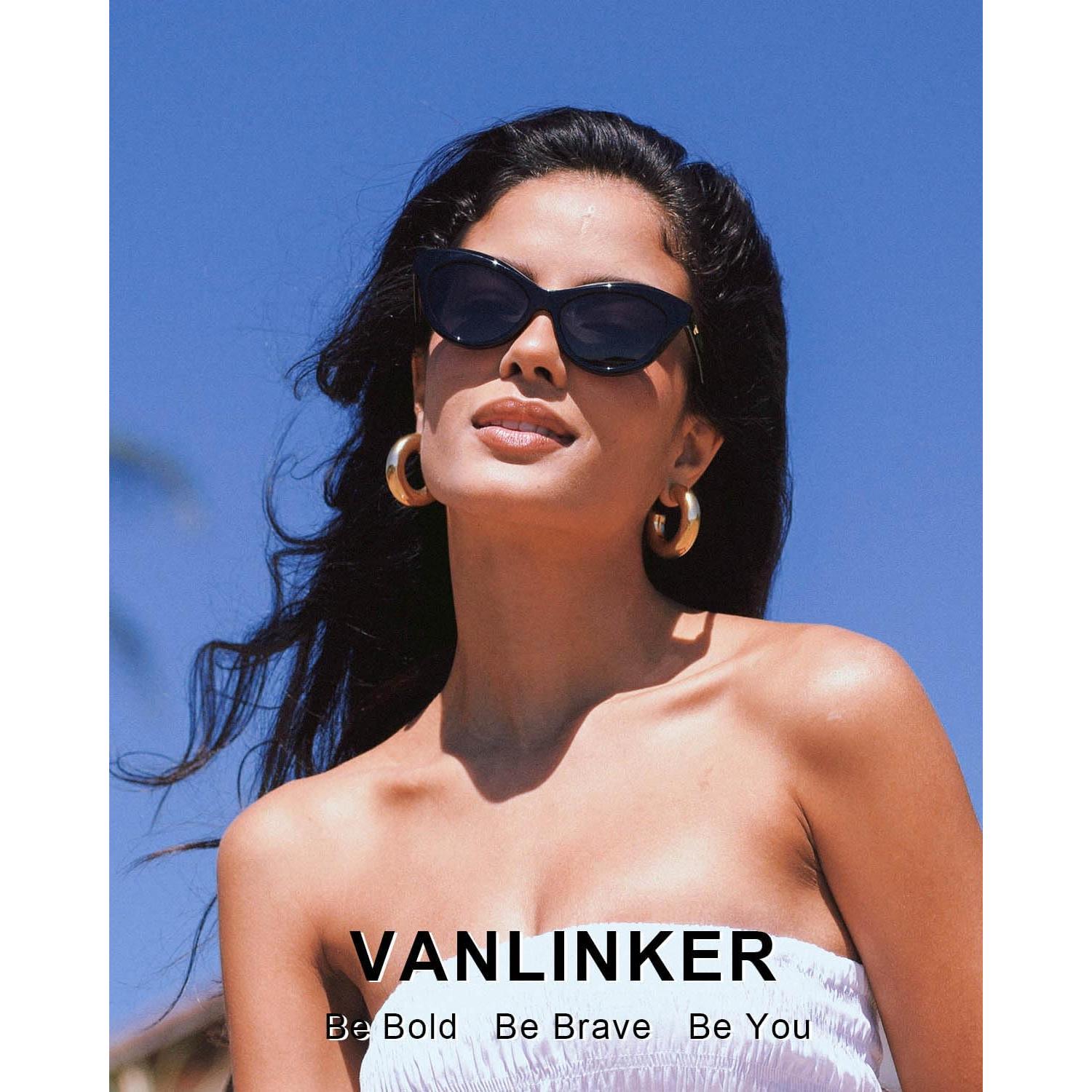 Gafas de sol estilo gato VANLINKER con lentes polarizados