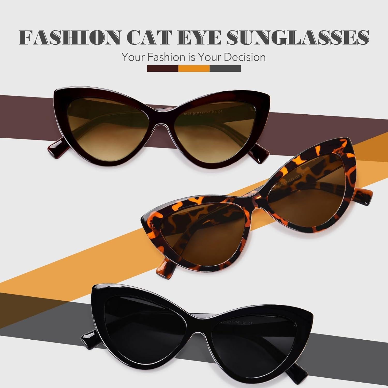 Gafas de sol ojo de gato OPTOFENDY UV protección HD