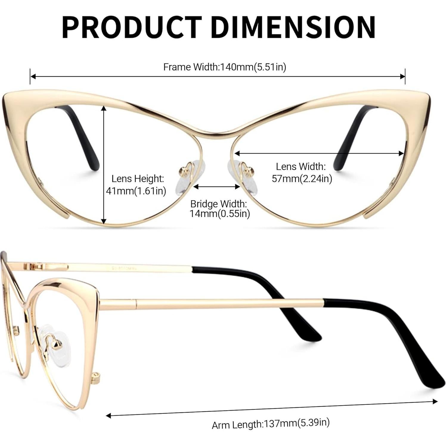 Gafas de sol estilo gato Metal Eyewear Ellen VFM0176