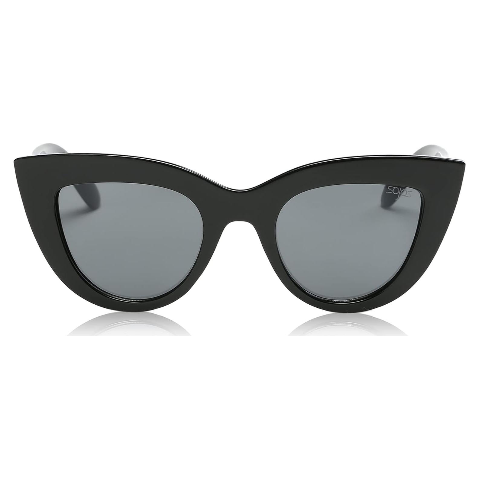 Gafas de Sol Retro SojoS Ojo de Gato UV400 para Mujeres