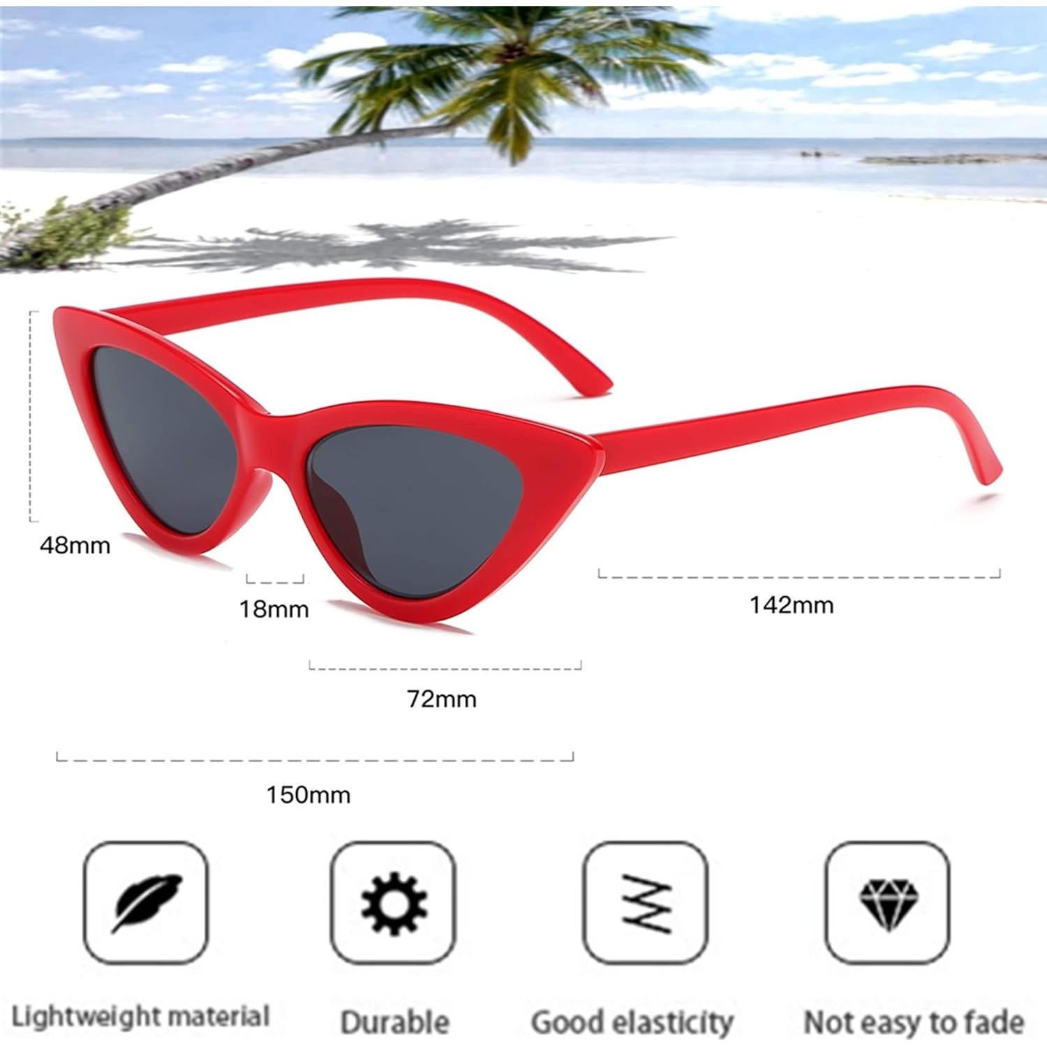 Gafas de Sol Cat Eye Retro para Mujeres - UV400