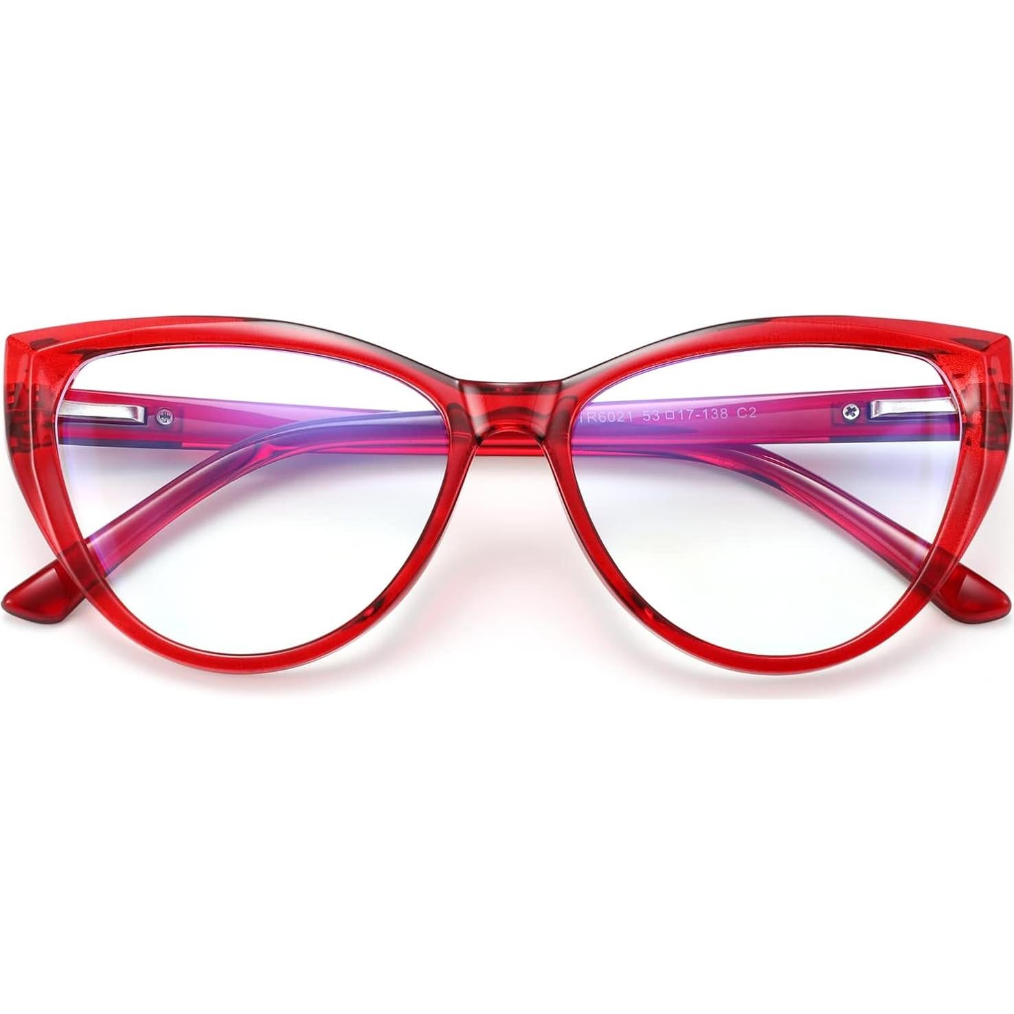 Gafas de sol ojo de gato TR90 con filtro luz azul para mujer