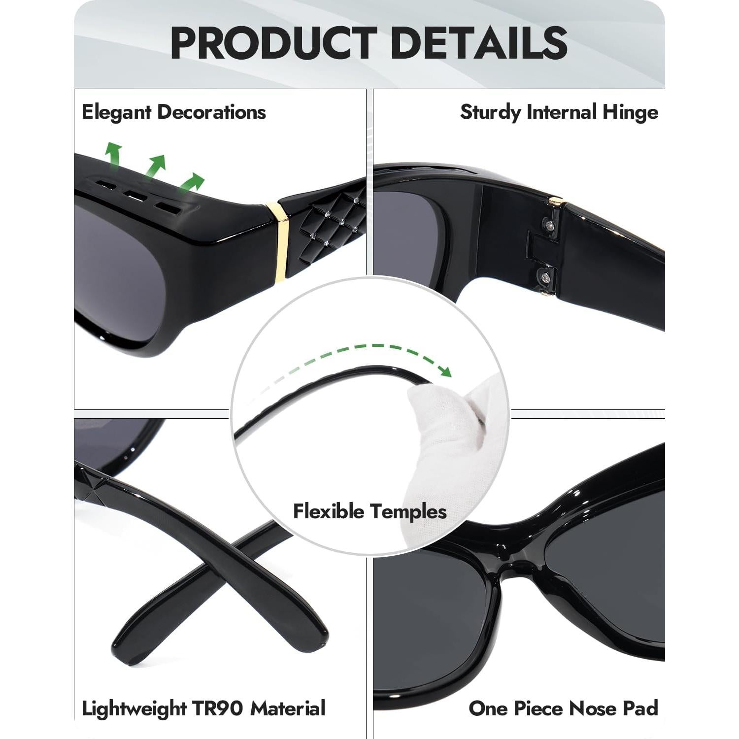 Gafas de sol polarizadas Meeloog MST6409 para mujeres