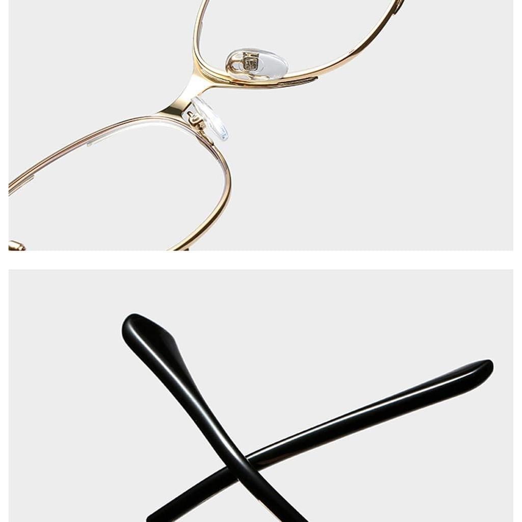 Gafas Retro Ojo de Gato Kachawoo Metal para Mujeres