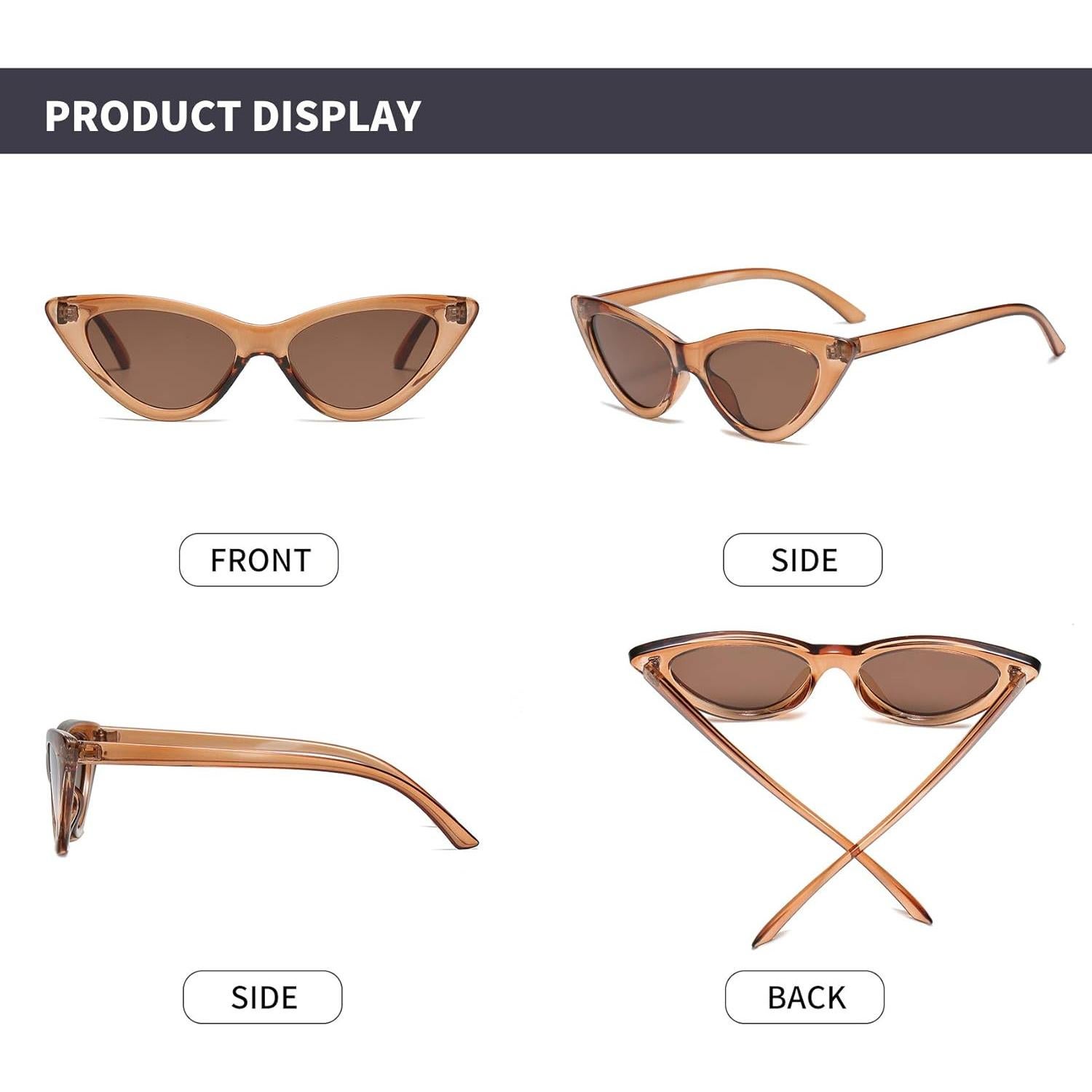 Gafas de sol retro de ojo de gato para mujeres - UV400