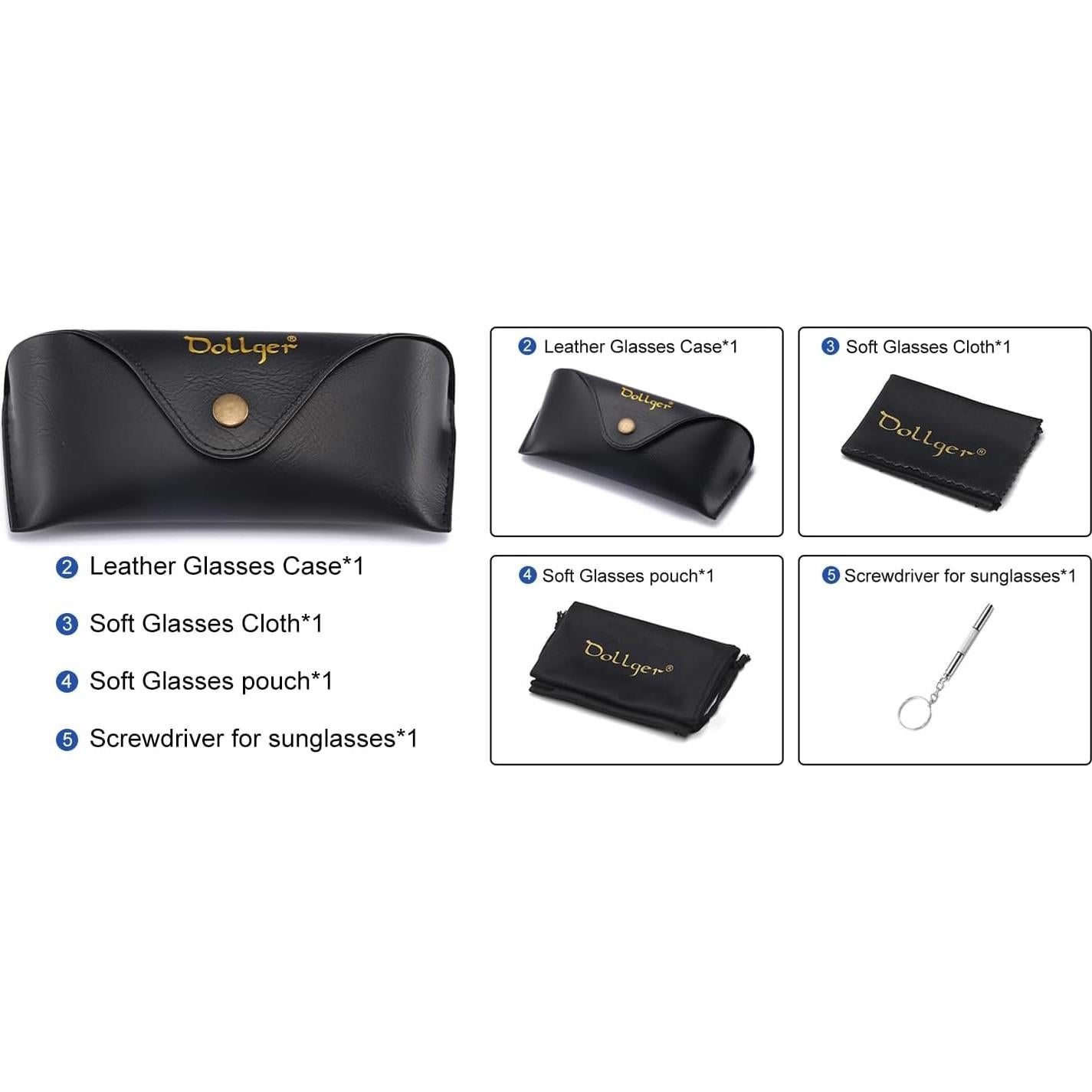 Gafas de sol redondas Dollger estilo Steampunk UV400