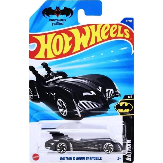 Paquete de 5 Vehículos de Juguete Diecast Hot Wheels Batman