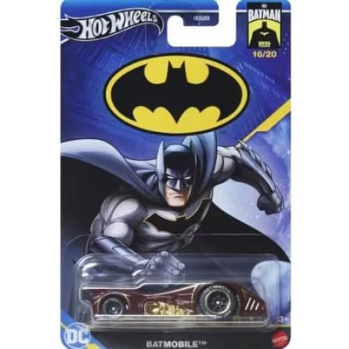 Paquete de 5 Vehículos de Juguete Diecast Hot Wheels Batman