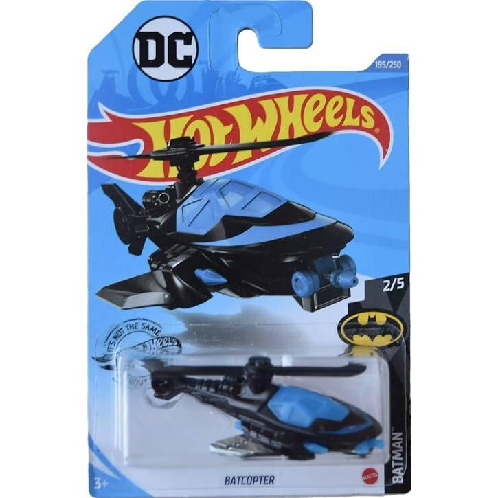 Paquete de 5 Vehículos de Juguete Diecast Hot Wheels Batman