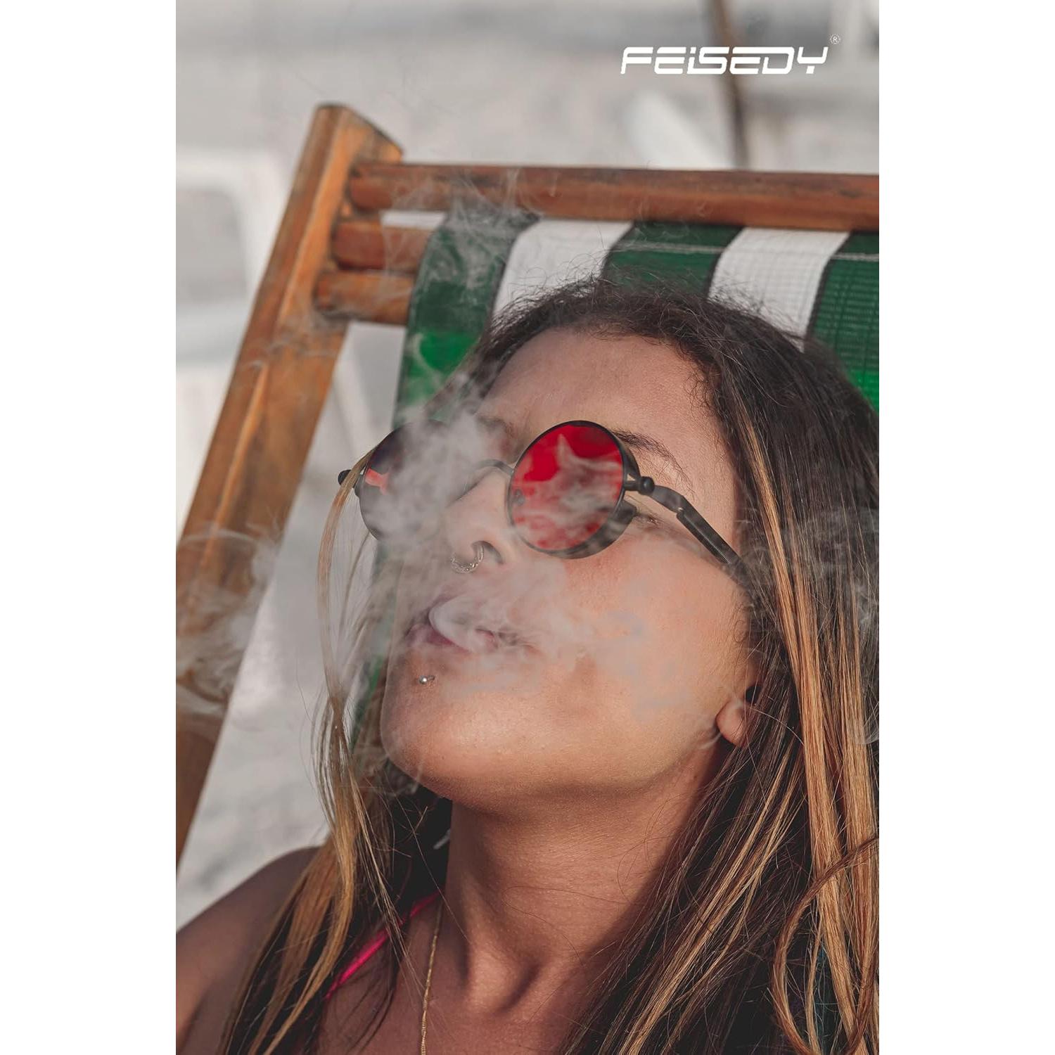 Gafas de Sol Retro Steampunk FEISEDY Modelo B1857