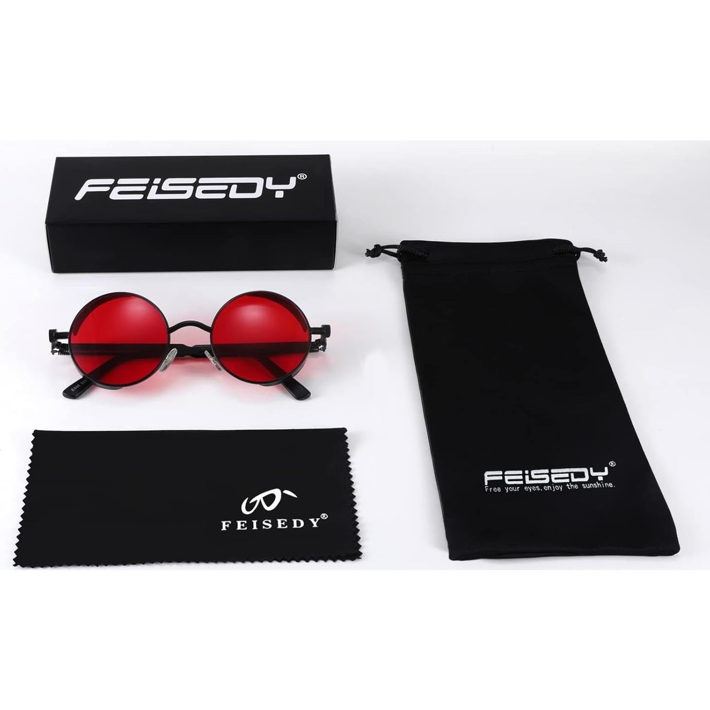 Gafas de Sol Retro Steampunk FEISEDY Modelo B1857