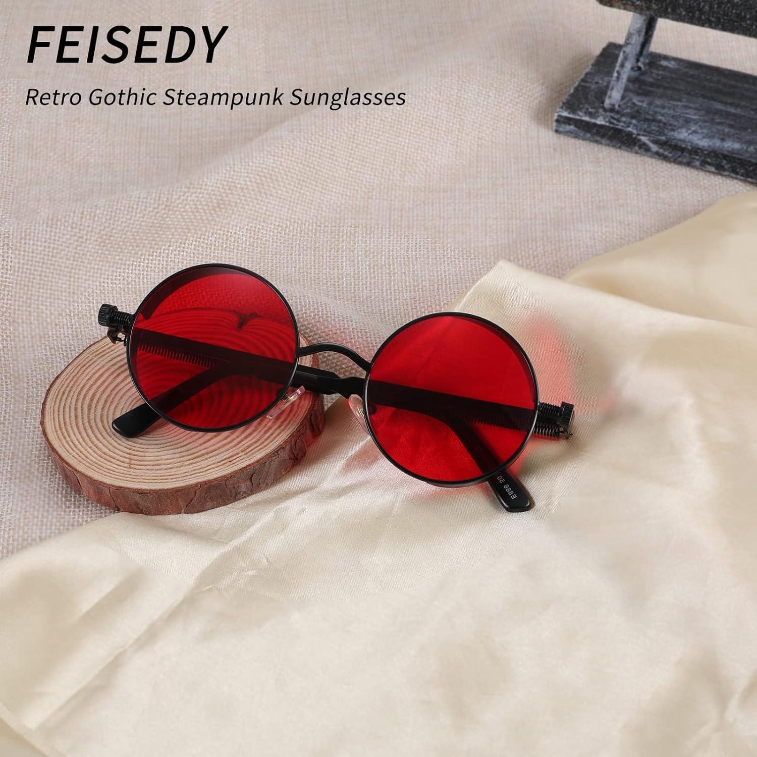 Gafas de Sol Retro Steampunk FEISEDY Modelo B1857