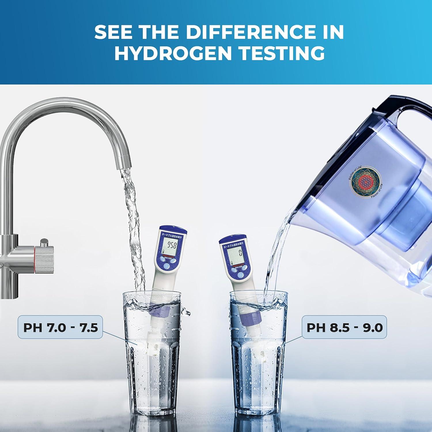 Jarra de Agua Alcalina Jarra de Vida 3.8L Filtro 6 Etapas