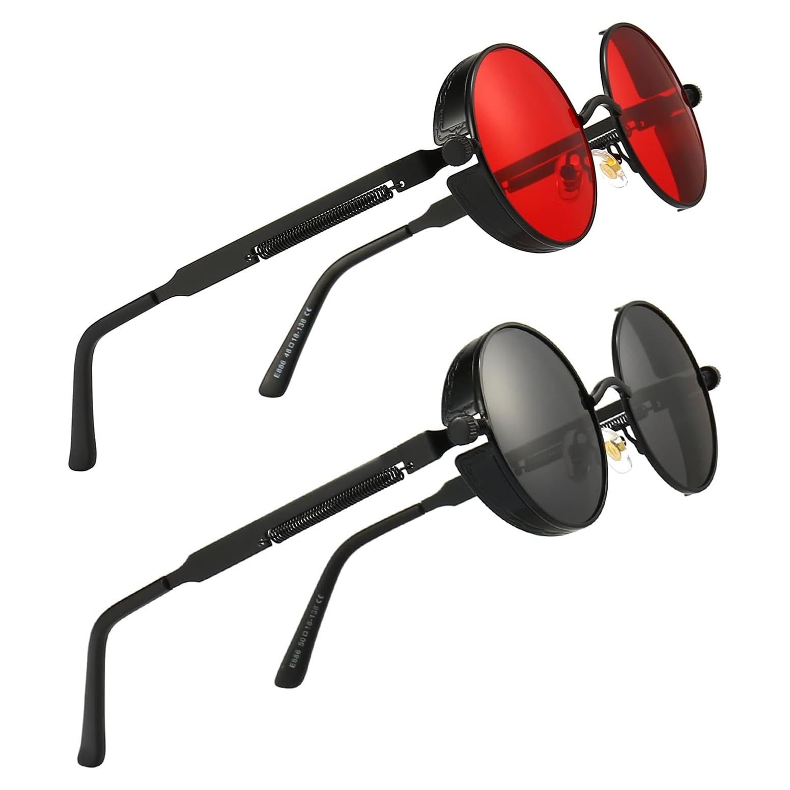 Gafas de sol Steampunk Gysnail UV400 para mujeres