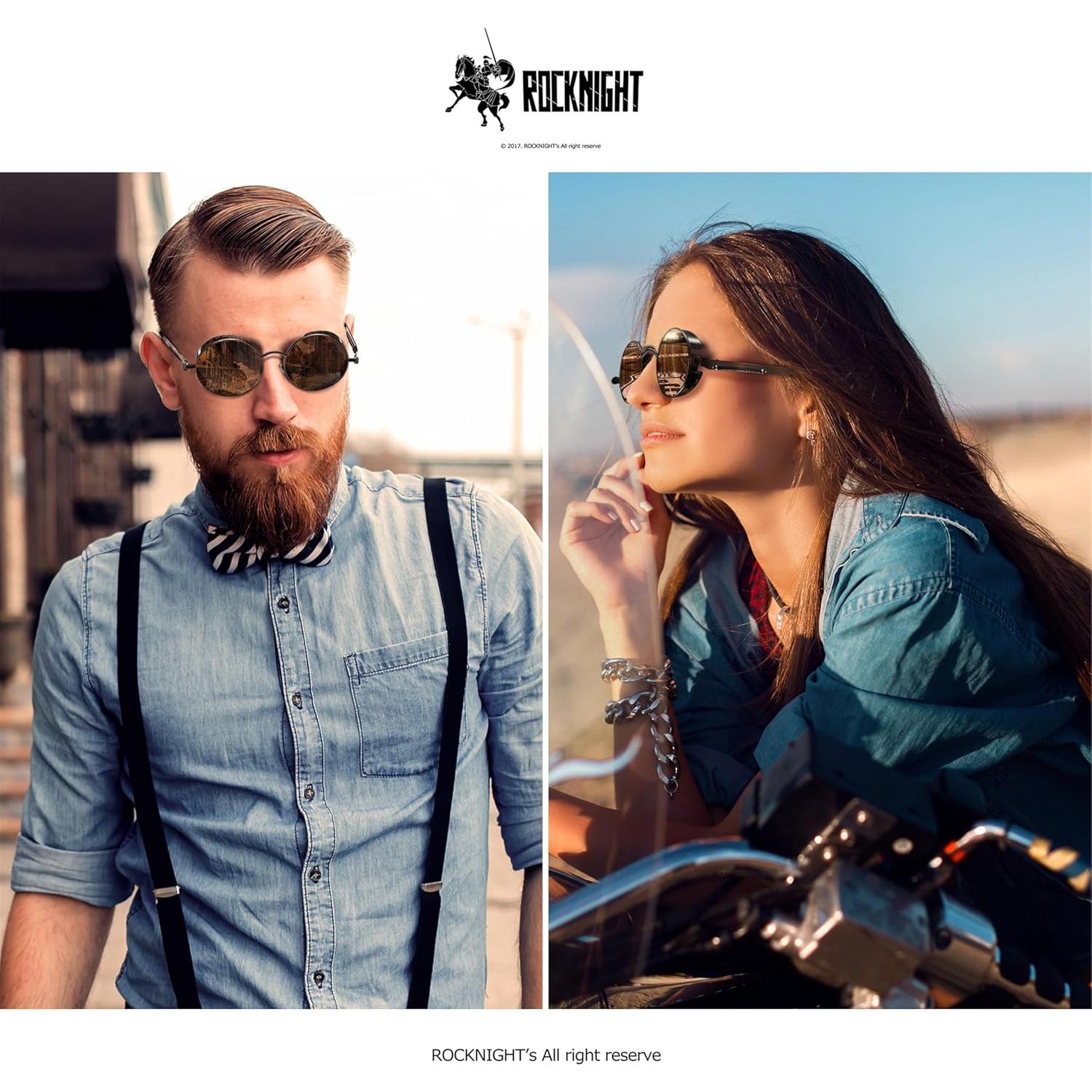 Gafas de Sol Góticas Steampunk ROCKNIGHT UV400 Unisex