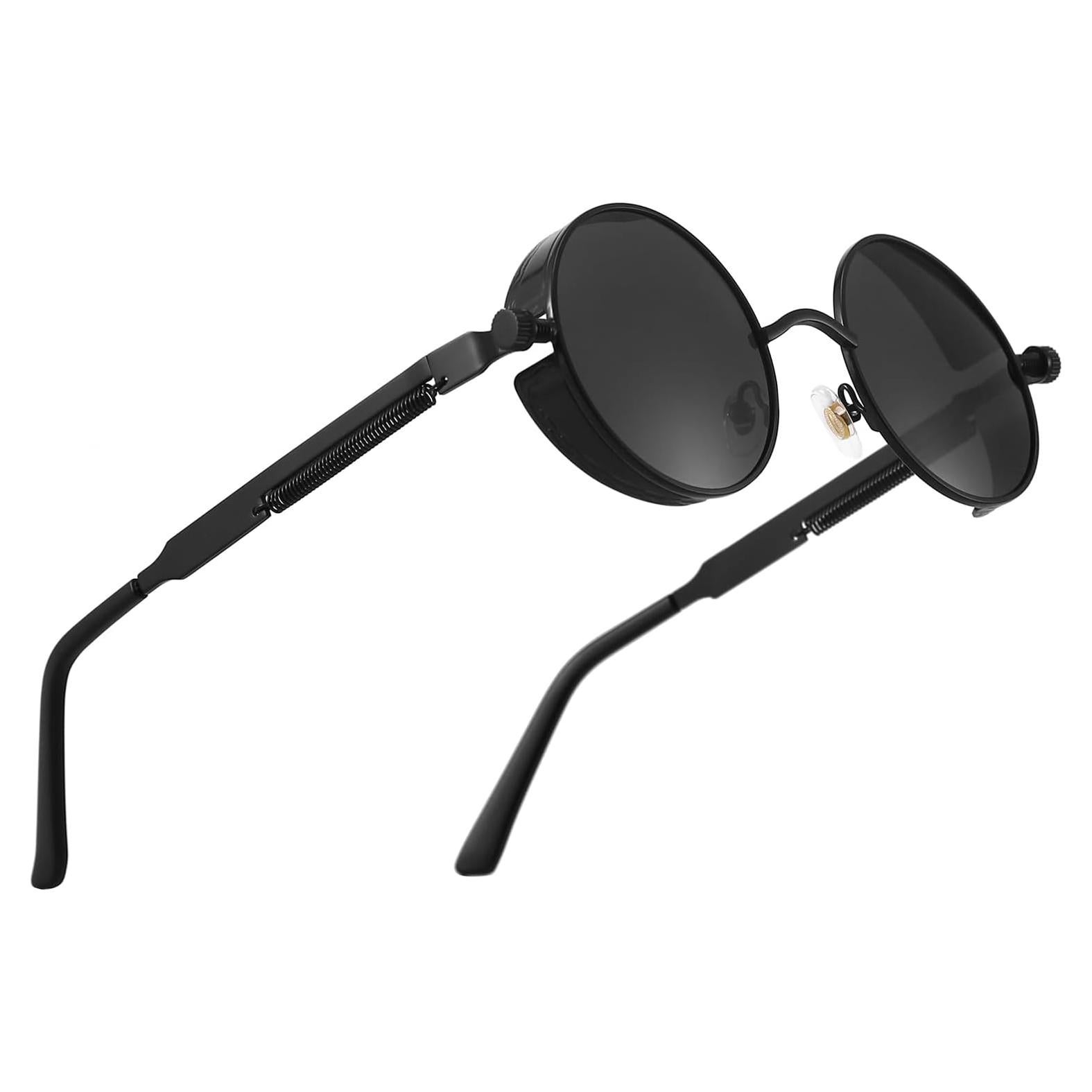 Gafas de sol Glclrs steampunk polarizadas UV gris