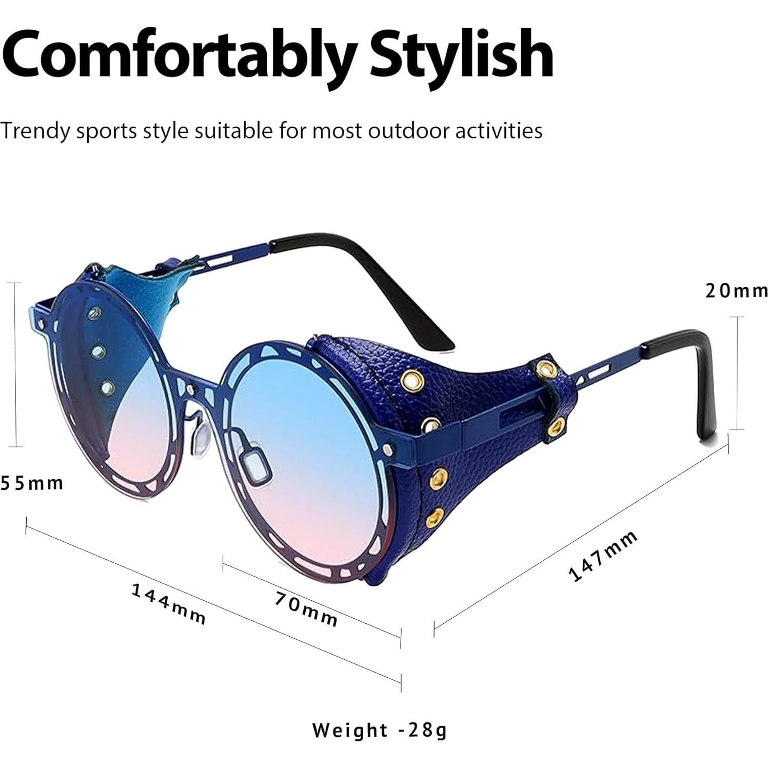 Gafas de sol Steampunk Technigadgets con marco de metal