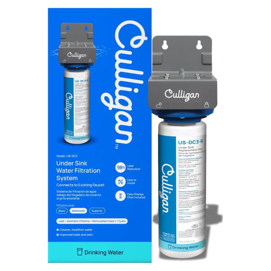 Sistema de Filtro de Agua Culligan US-DC3 Bajo Fregadero