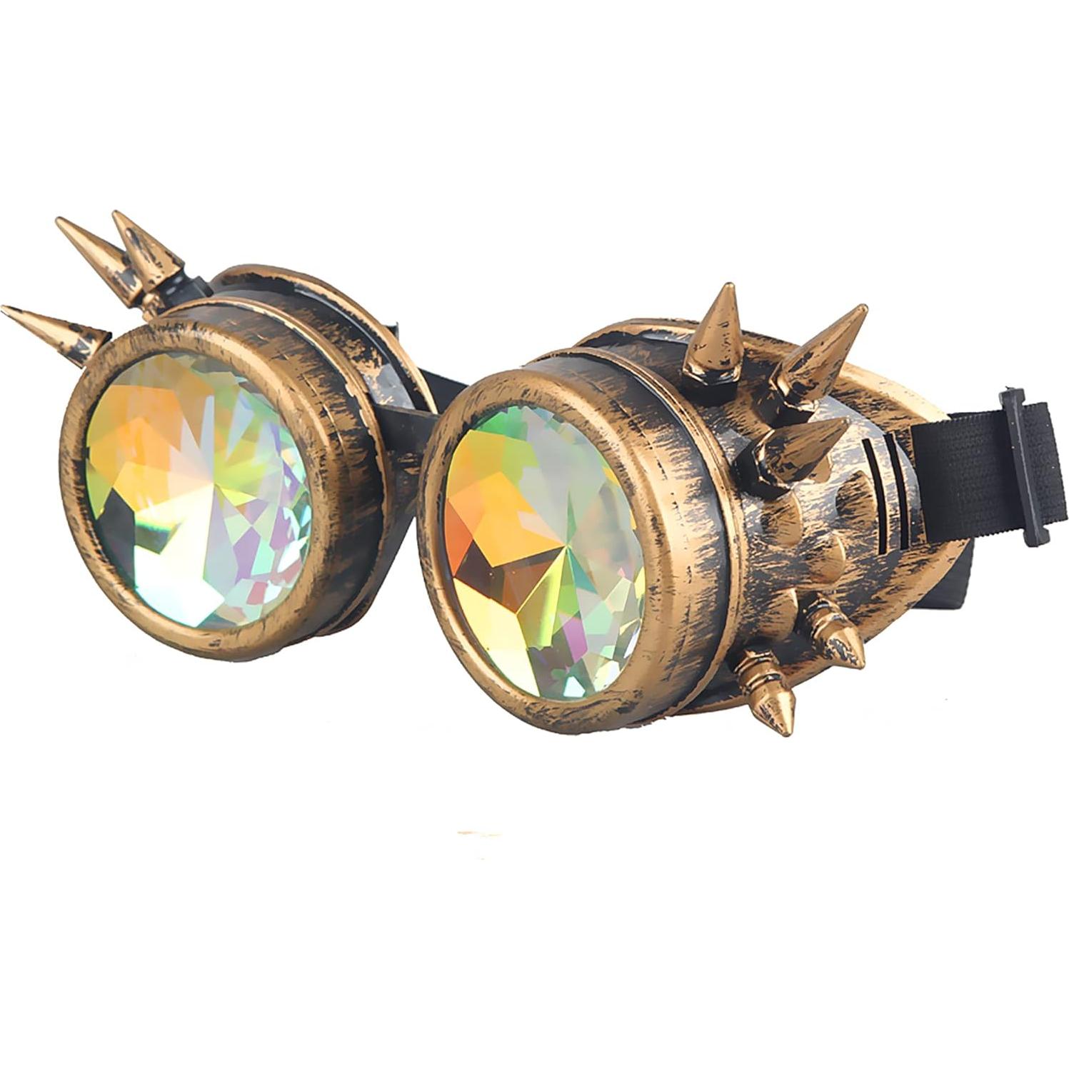 Gafas Steampunk Lelinta Ajustables para Cosplay y Fiesta