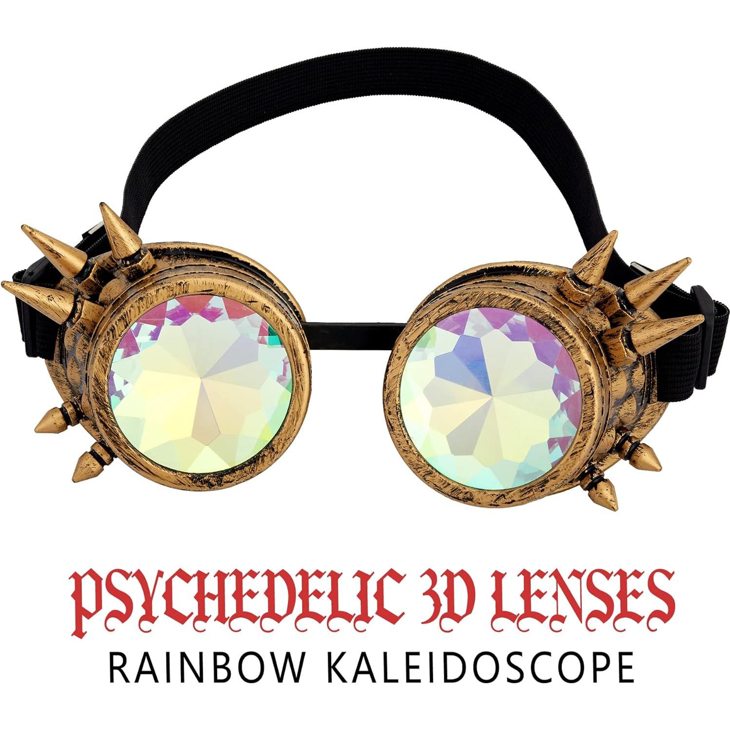 Gafas Steampunk Lelinta Ajustables para Cosplay y Fiesta