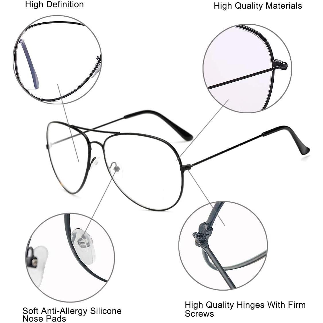 Gafas de Sol Aviador AISSWZBER Lente UV400 Clásico