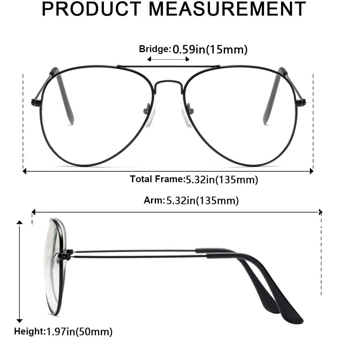 Gafas de Sol Aviador AISSWZBER Lente UV400 Clásico