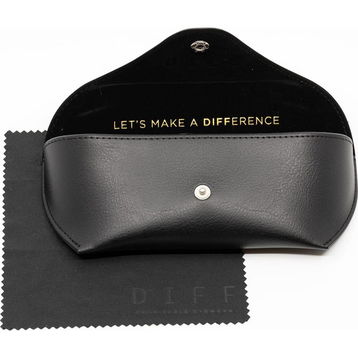 Gafas de sol aviador DIFF Lenox UV400 doradas para mujer