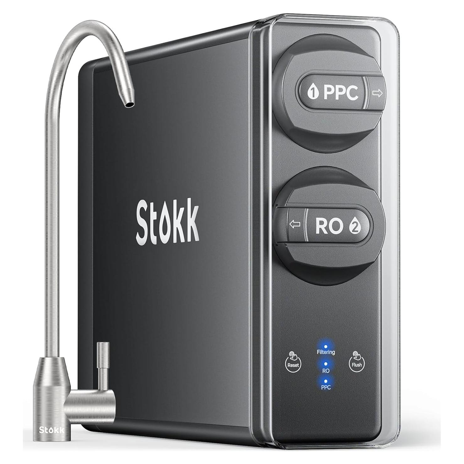 Sistema de Ósmosis Inversa Stokk 400 GPD Sin Tanque 8 Etapas