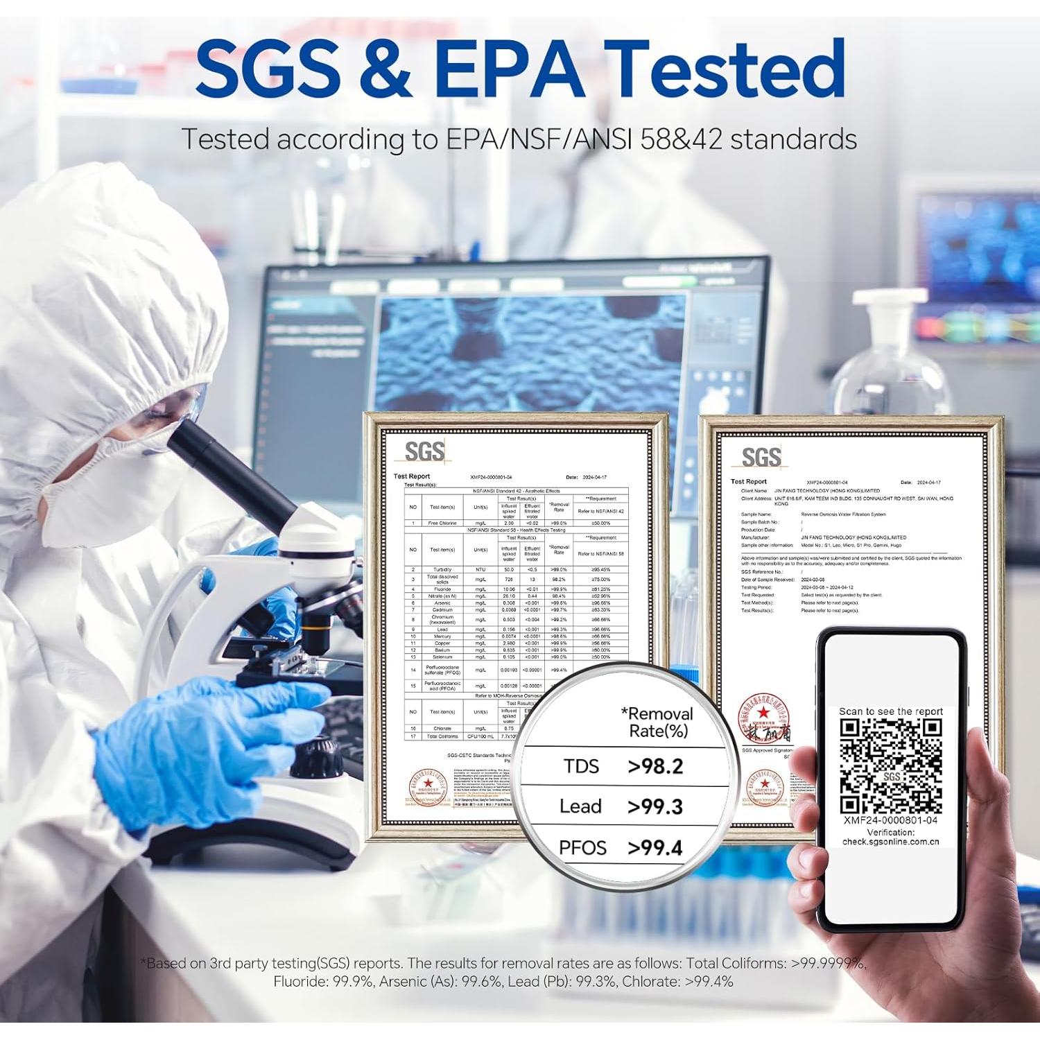 Sistema de Ósmosis Inversa Stokk 400 GPD Sin Tanque 8 Etapas