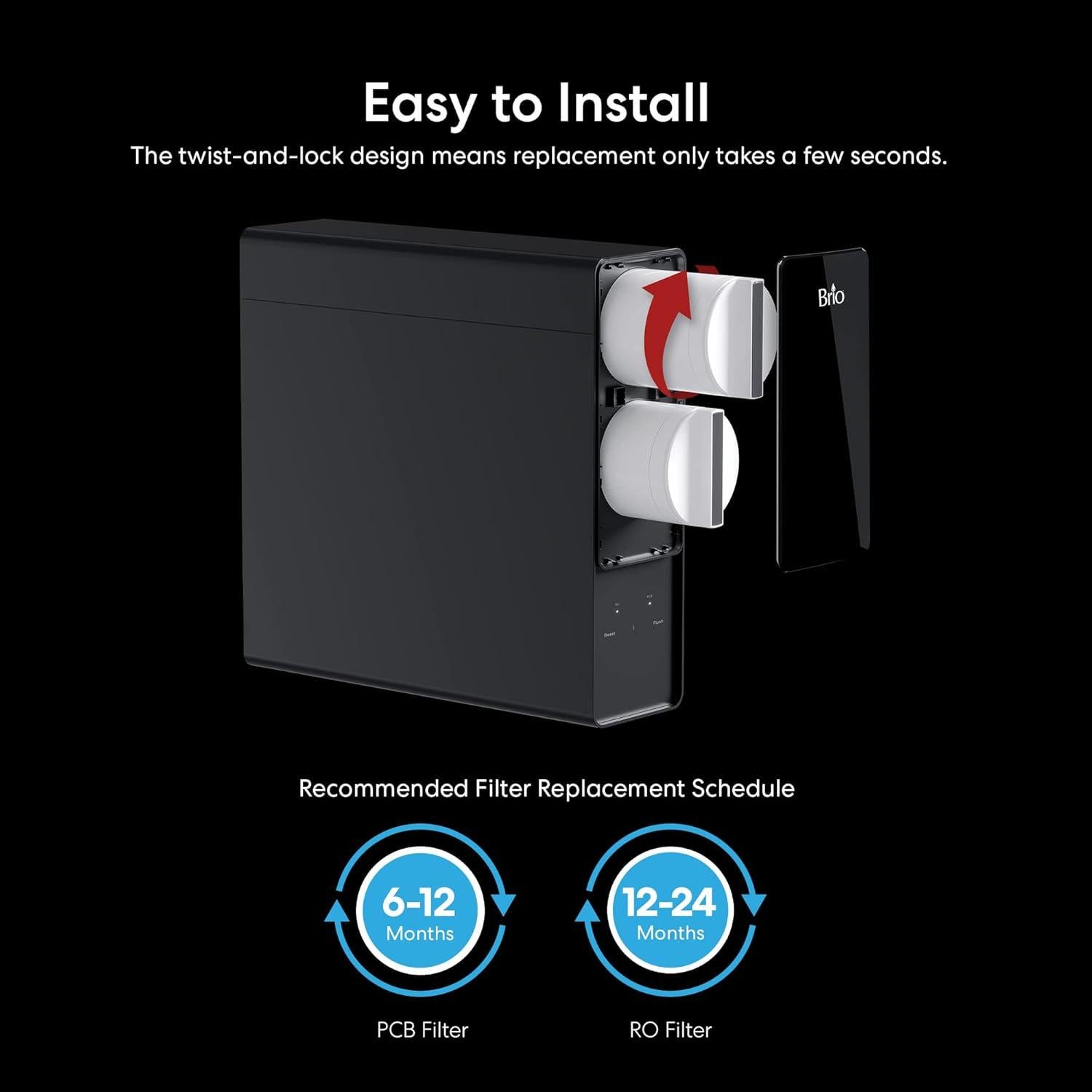 Filtro de Membrana de Ósmosis Inversa Brio TROE600COL 0.0001µm