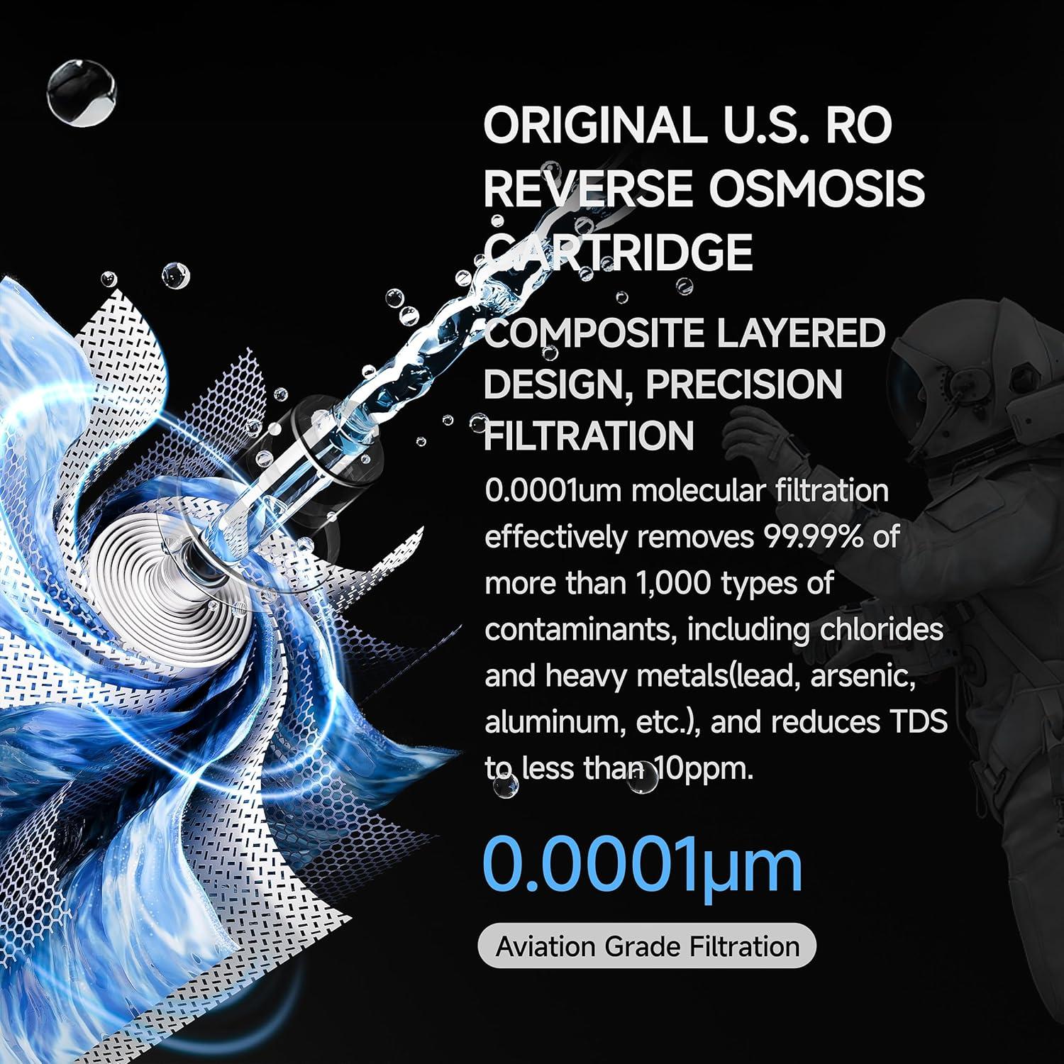 Cartucho Filtro de Agua Ósmosis Inversa Purifighter RO001