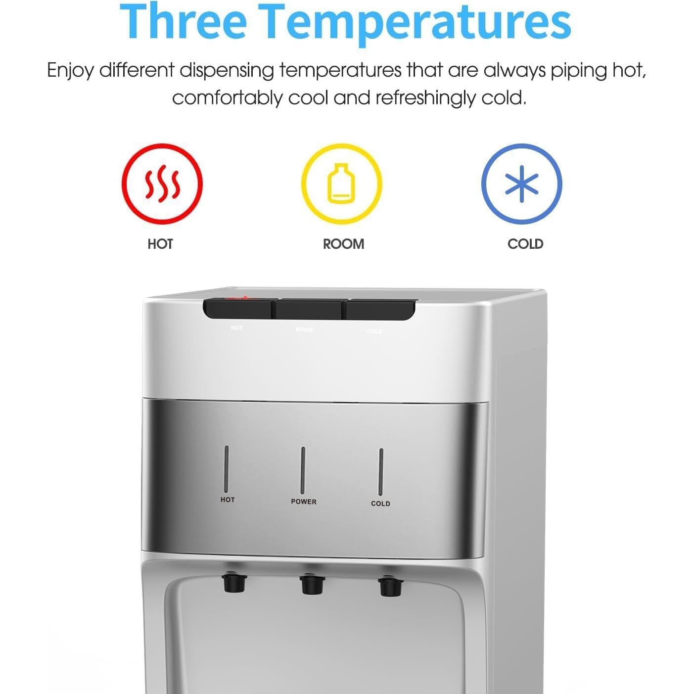 Dispensador de Agua Sin Botella IKT 19L con Autolimpieza y Filtro 4 Etapas