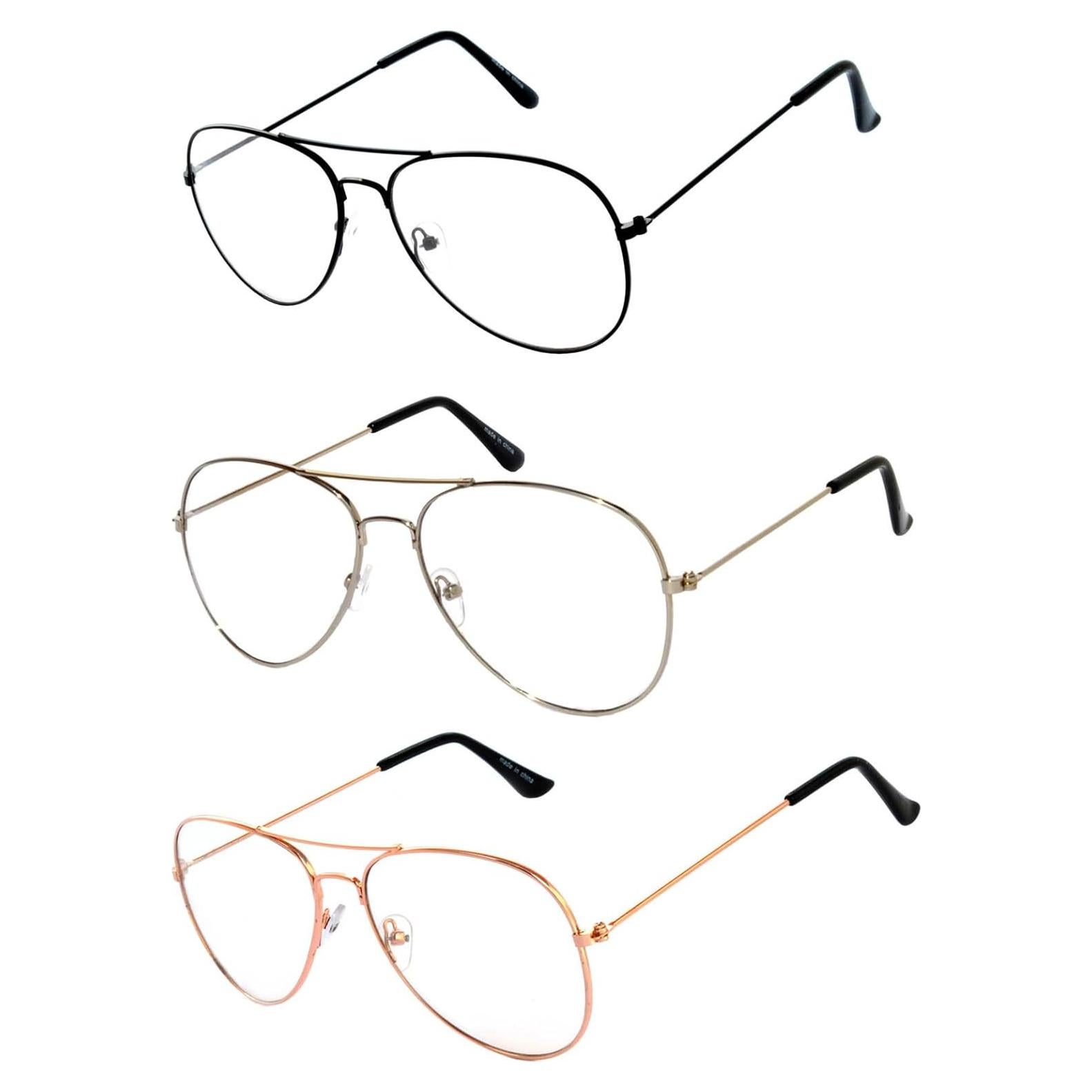 Gafas de Sol Aviador OWL con Lente Dorado y Marco Metal