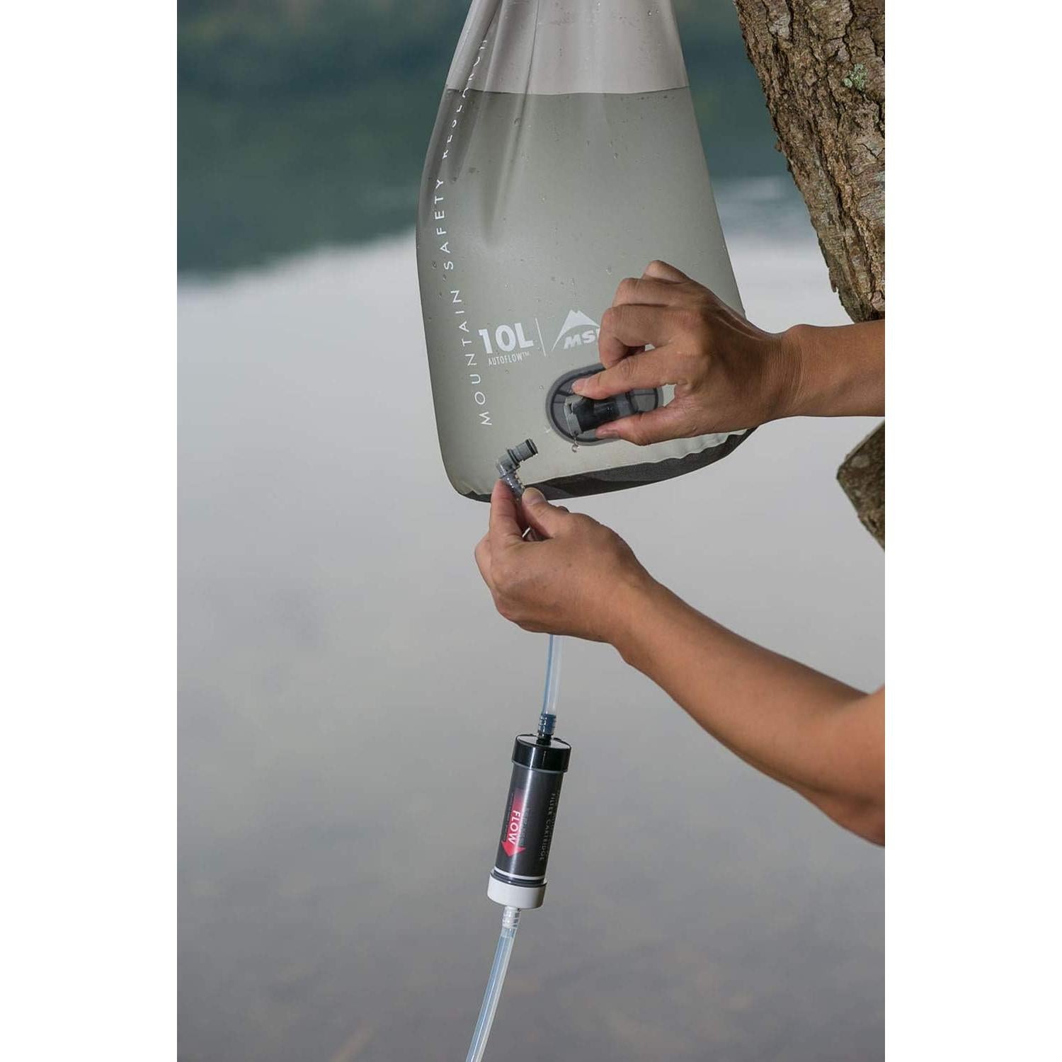 Filtro de Agua por Gravedad MSR AutoFlow XL 10L para Camping