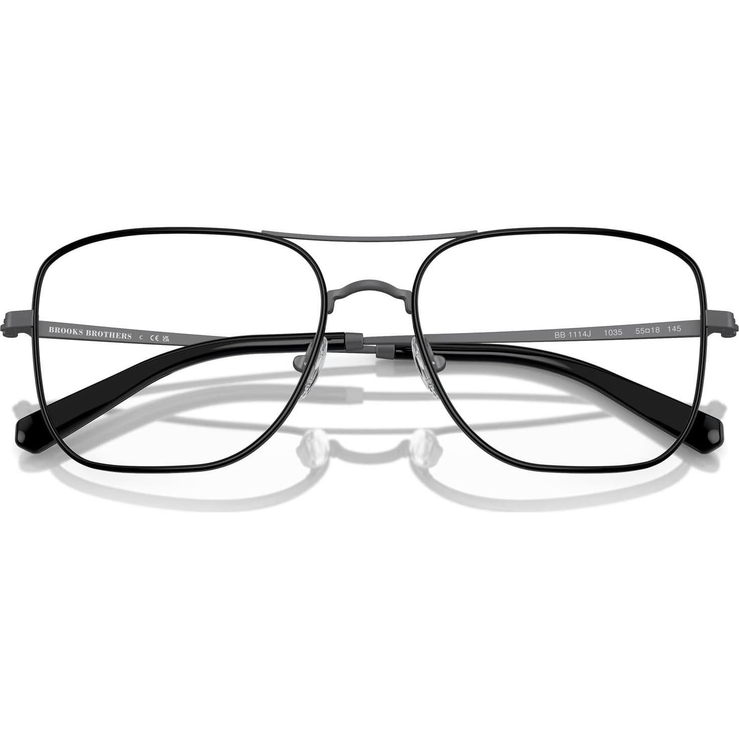 Montura Gafas Recetadas Brooks Brothers BB1114J Aviador Metal