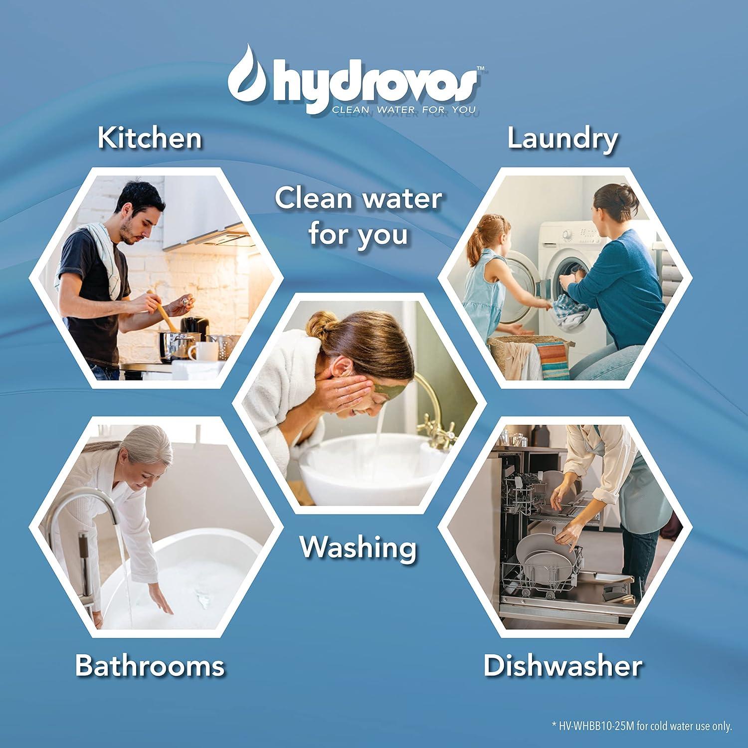 Filtro de agua para toda la casa Hydrovos HV-WHBB10-PRV 1"