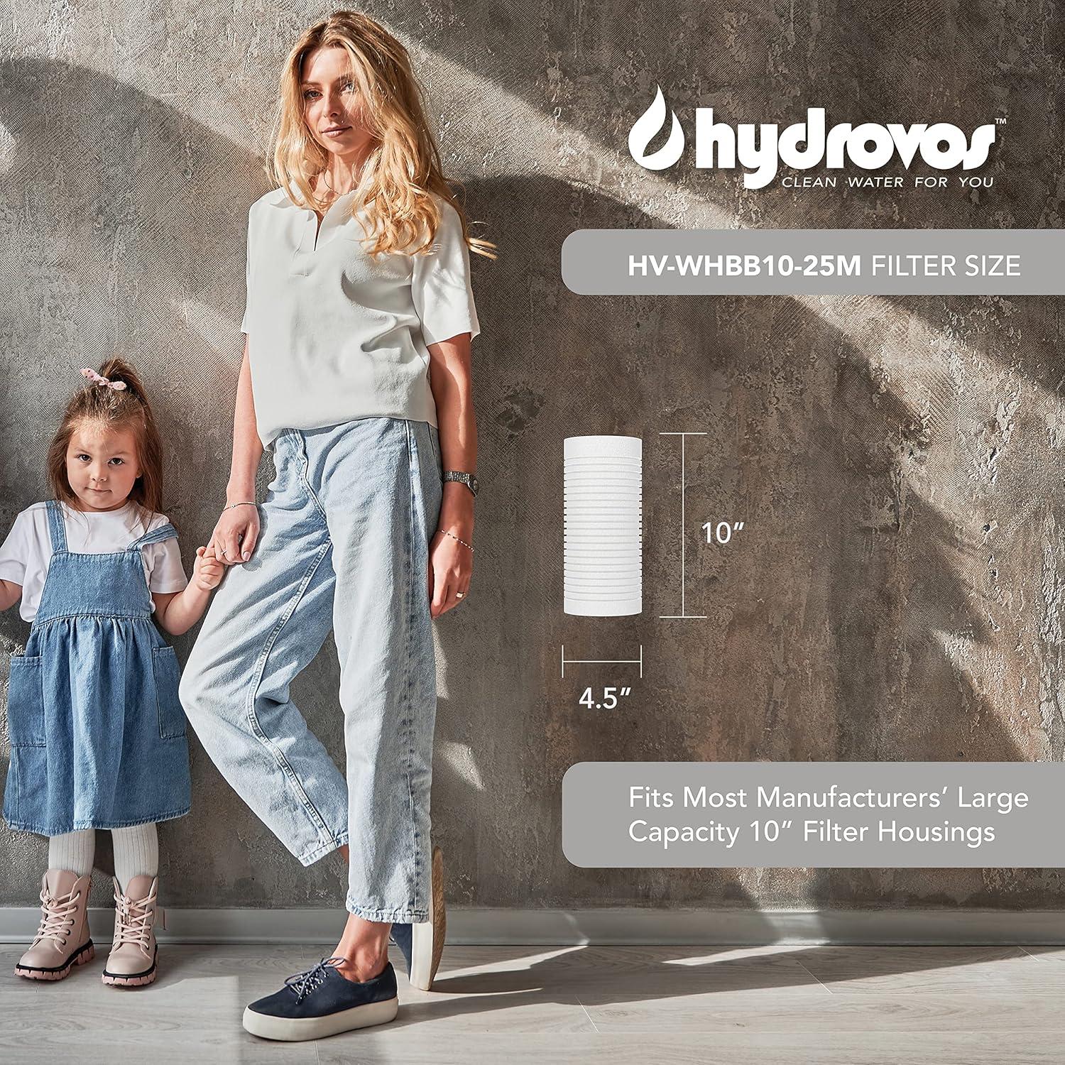 Filtro de agua para toda la casa Hydrovos HV-WHBB10-PRV 1"