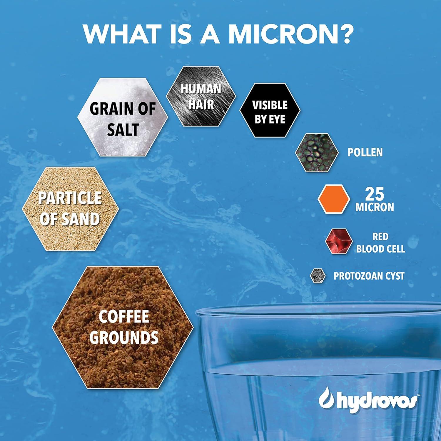 Filtro de agua para toda la casa Hydrovos HV-WHBB10-PRV 1"