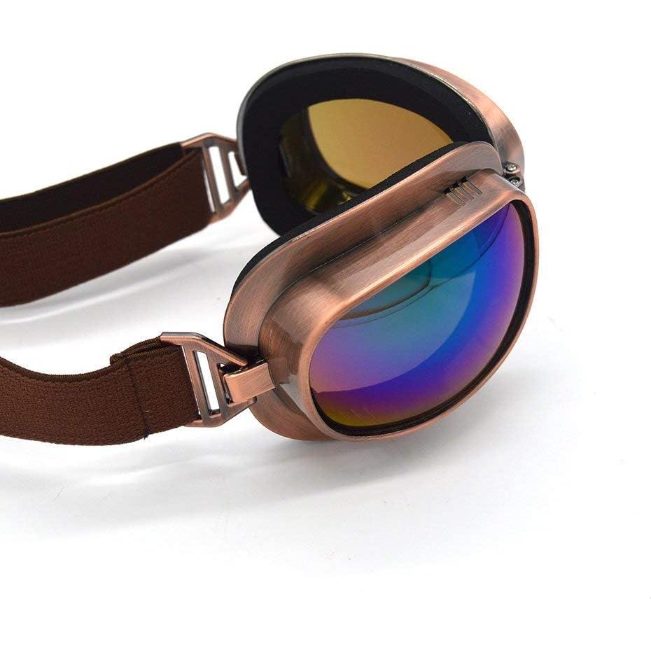 Gafas de Motocicleta Evomosa MG53 Retro Ajustables