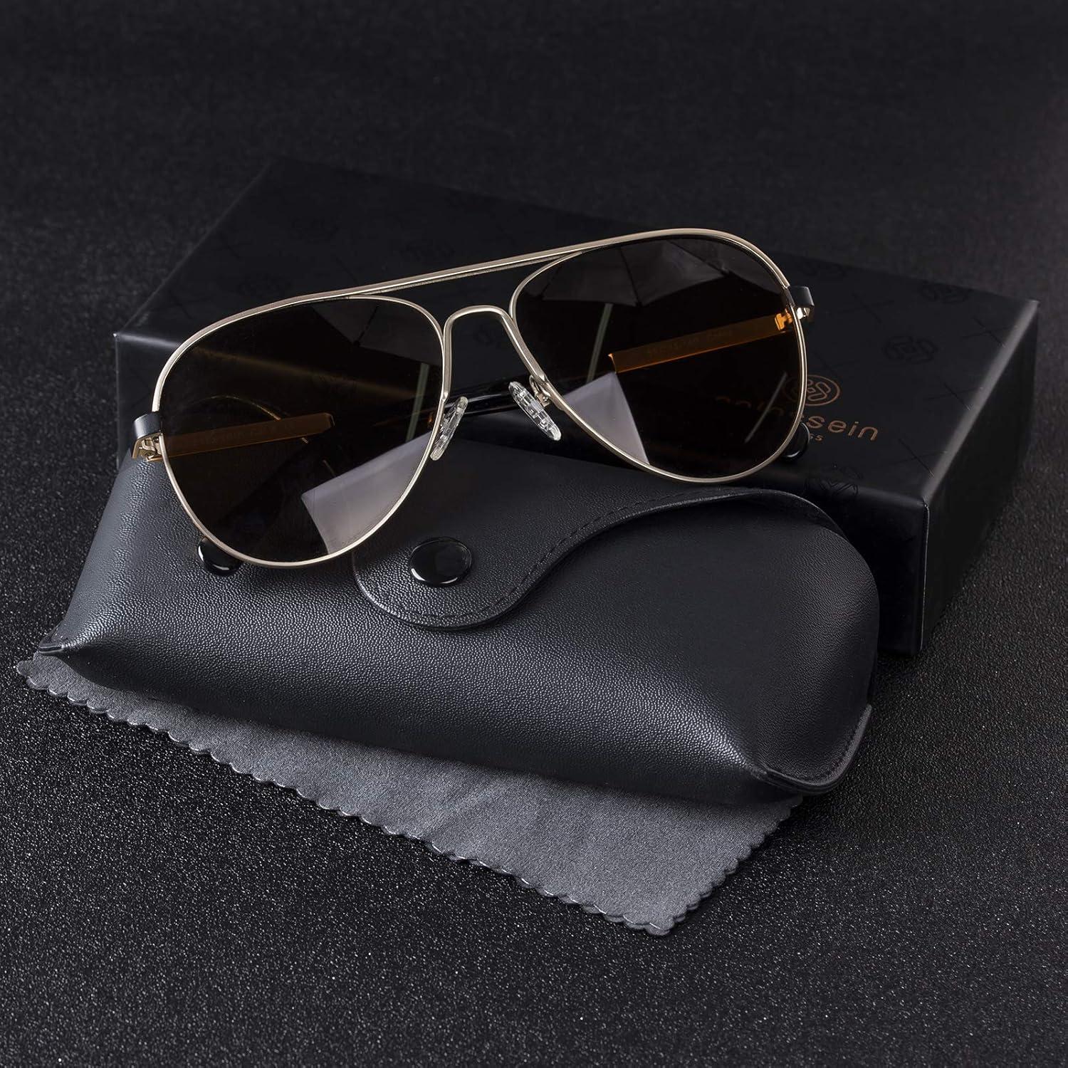 Gafas de sol aviador COLOSSEIN polarizadas UV400 para hombres