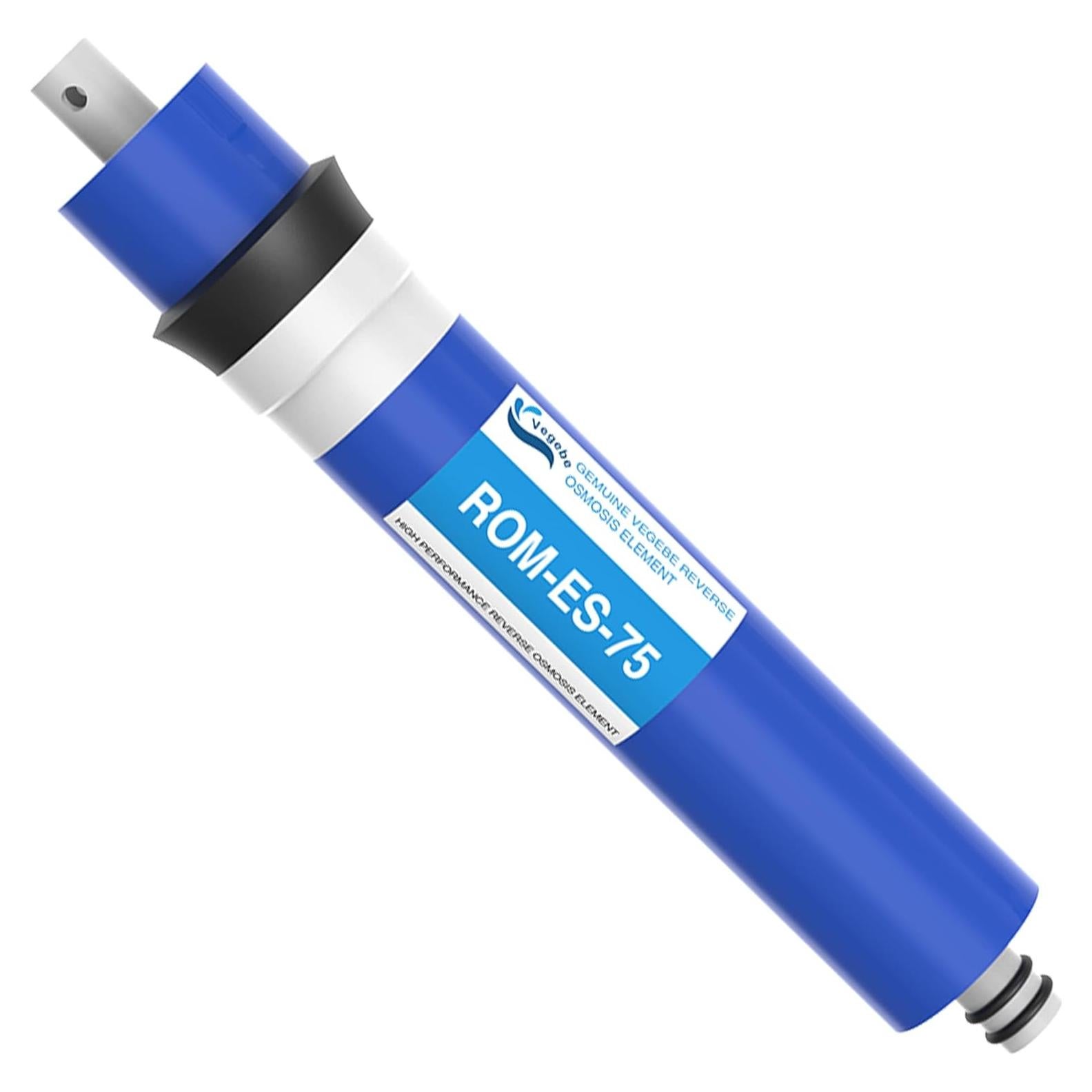 Membrana RO Vegebe 75 GPD 12"x4.6 cm Alta Filtración