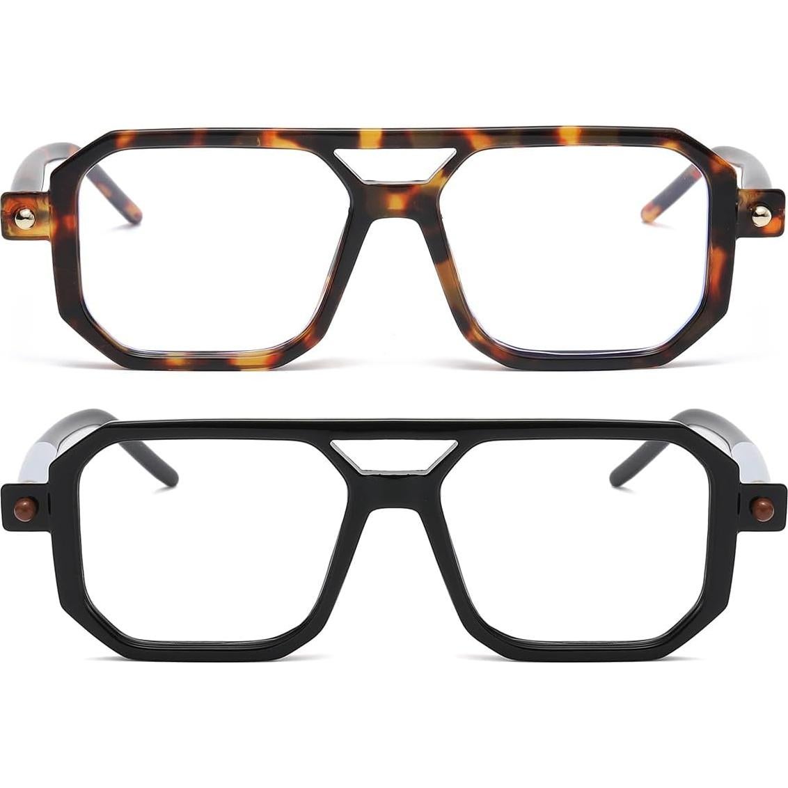Gafas bloqueadoras de luz azul JOVAKIT unisex estilo cuadrado