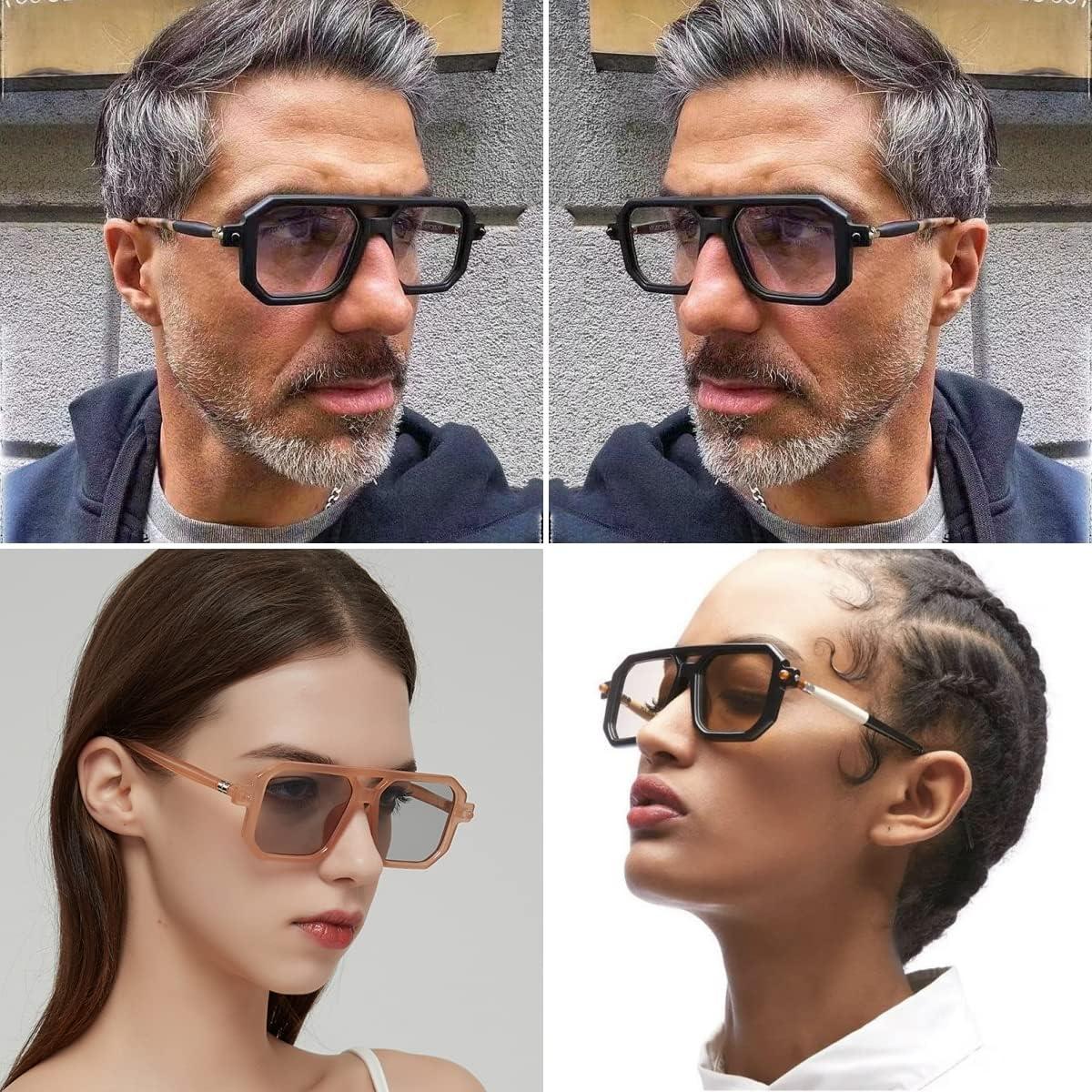 Gafas bloqueadoras de luz azul JOVAKIT unisex estilo cuadrado