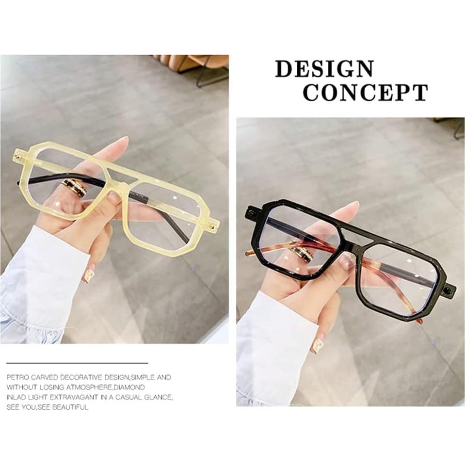 Gafas bloqueadoras de luz azul JOVAKIT unisex estilo cuadrado