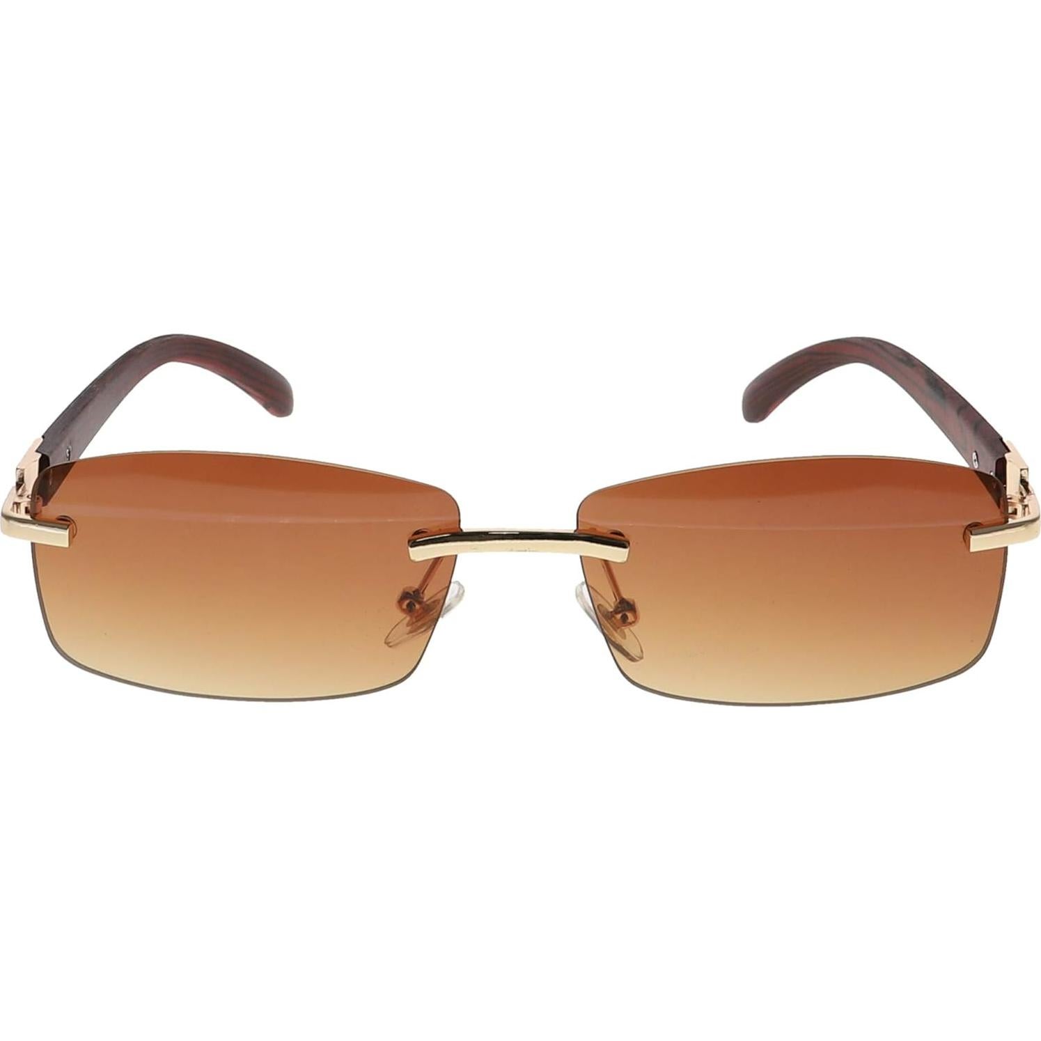 Gafas de Sol Vintage Sin Montura Caramelo Unisex