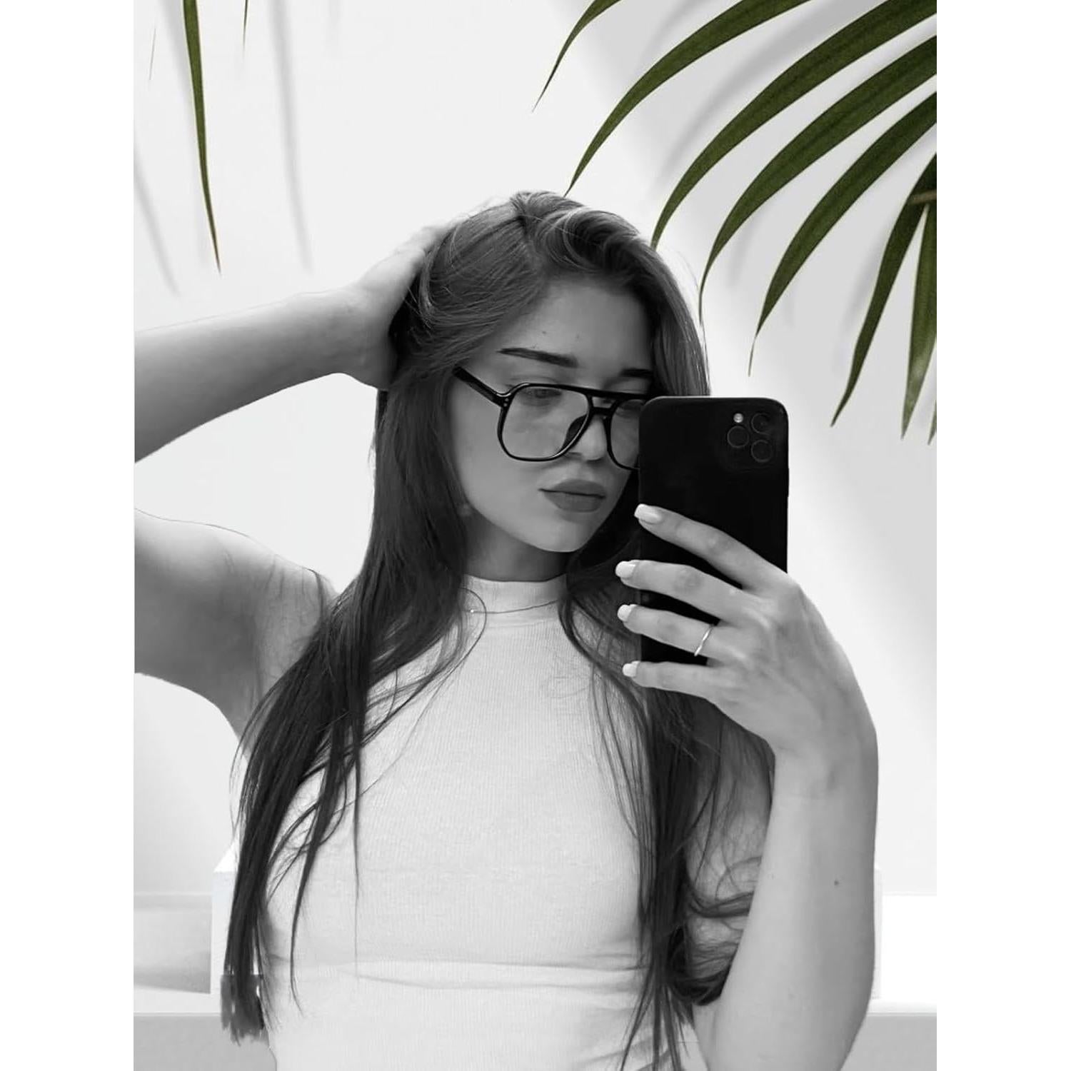 Gafas de luz azul ADE WU Aviador grandes para mujer