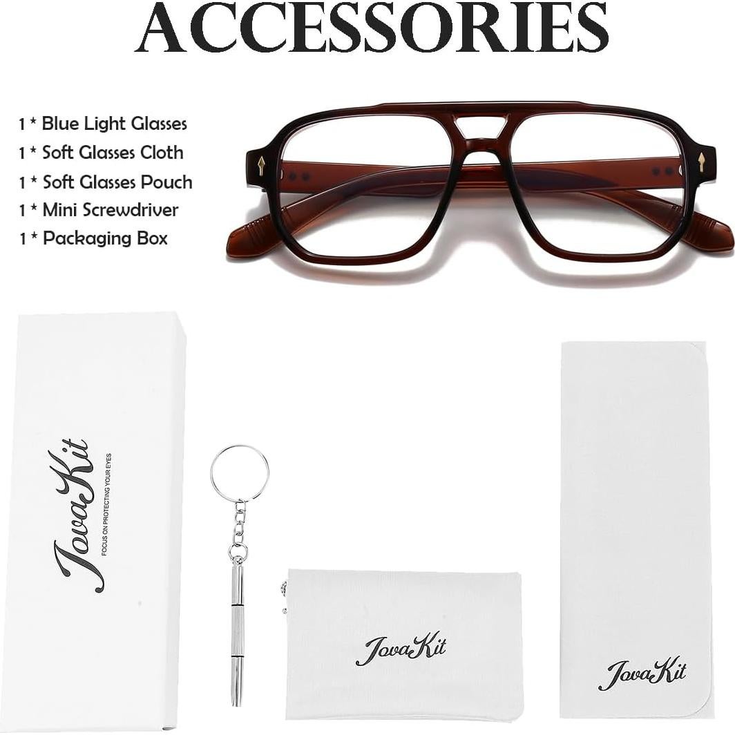 Gafas de Luz Azul JOVAKIT Unisex Anti Fatiga Ocular