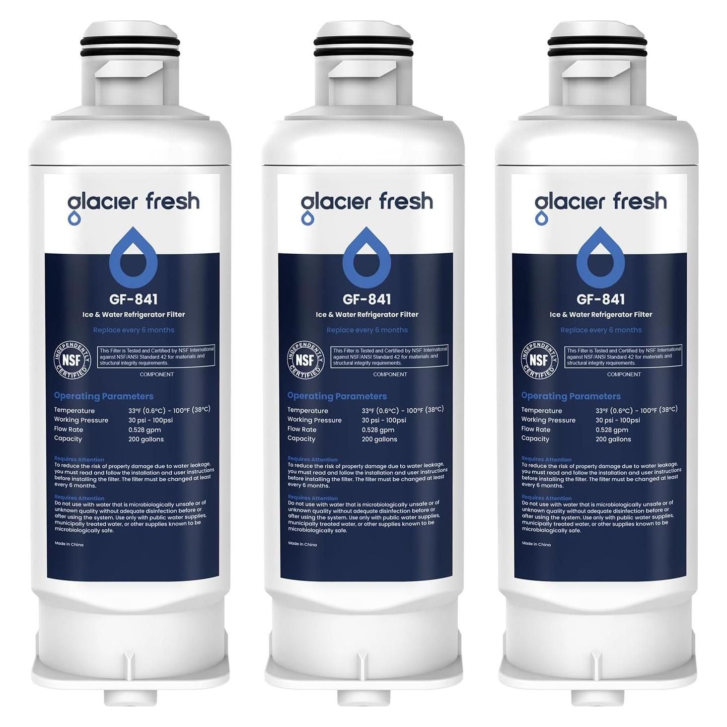 Filtro de Agua GLACIER FRESH DA97-17376B para Refrigeradores - Paquete de 3