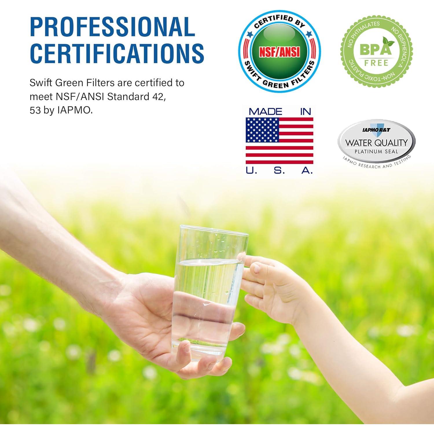 Filtro de agua Swift Green SGF-WFCB Rx para Frigidaire y Kenmore