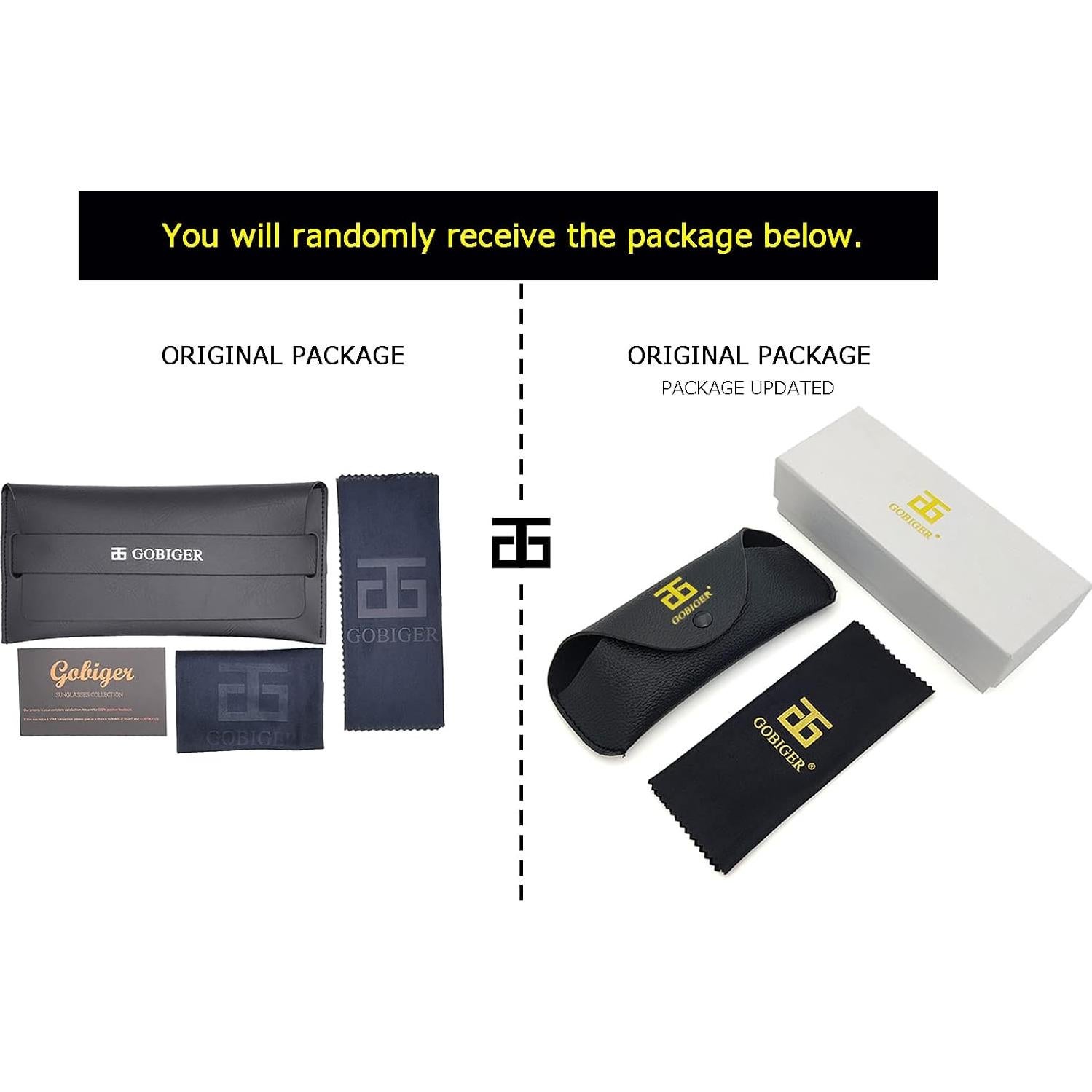 Gafas de Sol Aviador Gobiger UV400 con Estuche y Paño